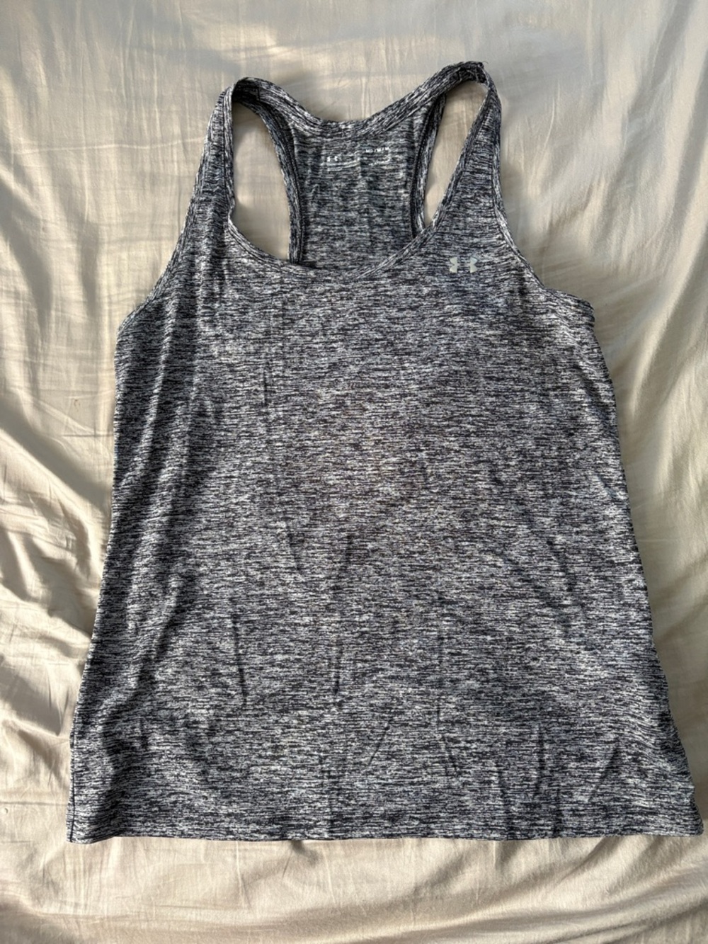 Under Armour Women's Heather Gray Racerback Performance Tank